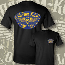 Load image into Gallery viewer, KKO LOGO BADGE ~ Purple - Short Sleeve Tee - Black