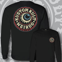 Load image into Gallery viewer, WEIRDO USA ~ Red White & Blue - Long Sleeve Tee - BLACK