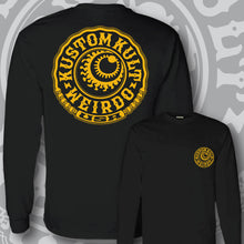 Load image into Gallery viewer, WEIRDO USA ~ Yellow - Long Sleeve Tee - BLACK