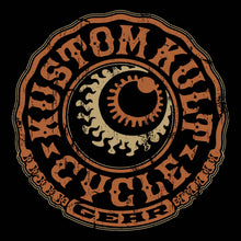 Load image into Gallery viewer, CYCLE GEAR ~ Burnt Orange - Crew Sweatshirt - Black