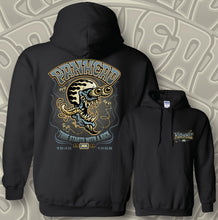 Load image into Gallery viewer, THE PANMAN ~ BONEKICKER BLUE - Hoodie - Black