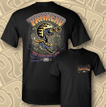 Load image into Gallery viewer, THE PANMAN ~ SUNSET RIDE- Short Sleeve Tee - Black