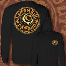 Load image into Gallery viewer, RAT ROD GEAR ~ Rust - Long Sleeve Tee - BLACK