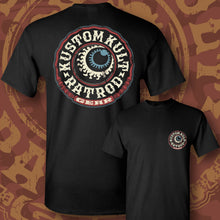 Load image into Gallery viewer, RAT ROD GEAR ~ Red White 'n Blue - Short Sleeve Tee - Black