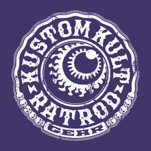 Load image into Gallery viewer, RAT ROD GEAR ~ White - Short Sleeve Tee - Purple