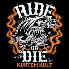 Load image into Gallery viewer, REAPER - RIDE OR DIE - Short Sleeve Tee - BLACK