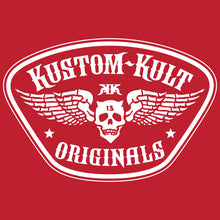 Load image into Gallery viewer, SUPPORT YOUR LOCAL PINSTRIPER - Long Sleeve Tee - RED