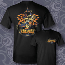 Load image into Gallery viewer, VON SKULLY ~ OCTANE ORANGE - Short Sleeve Tee - Black