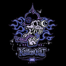 Load image into Gallery viewer, VON SKULLY ~ PURPLE REIGN - Short Sleeve Tee - Black