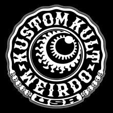 Load image into Gallery viewer, WEIRDO USA ~ White - Crew Sweatshirt - Black