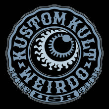 Load image into Gallery viewer, WEIRDO USA ~ Slate Blue - Short Sleeve Tee - Black