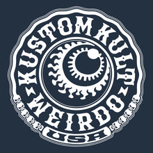 Load image into Gallery viewer, WEIRDO USA ~ White - Short Sleeve Tee - Navy