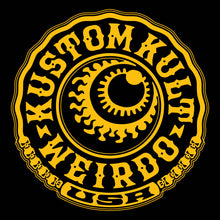 Load image into Gallery viewer, WEIRDO USA ~ Yellow- Hoodie - Black