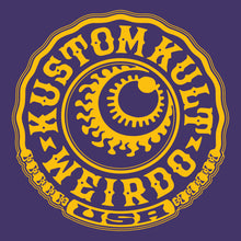 Load image into Gallery viewer, WEIRDO USA ~ Yellow - Short Sleeve Tee - Purple