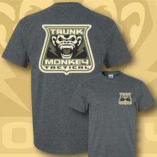 Load image into Gallery viewer, TRUNK MONKEY TACTICAL ~ Khaki - Short Sleeve Tee - Charcoal Heather