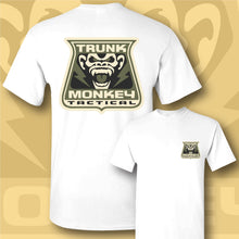 Load image into Gallery viewer, TRUNK MONKEY TACTICAL ~ Khaki - Short Sleeve Tee - White