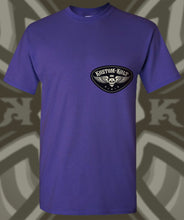 Load image into Gallery viewer, IRON KROSS ~ BLACK 'N BONE - Long Sleeve Tee - Purple