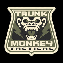 Load image into Gallery viewer, TRUNK MONKEY TACTICAL ~ Khaki - Short Sleeve Tee - Black