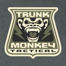 Load image into Gallery viewer, TRUNK MONKEY TACTICAL- Khaki - Long Sleeve Tee - CHARCOAL HEATHER