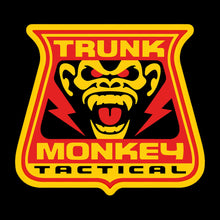 Load image into Gallery viewer, TRUNK MONKEY TACTICAL ~ Red & Yellow - Short Sleeve Tee - Black