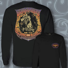 Load image into Gallery viewer, VULTURE VIBE ~ 70s SUNSET - Long Sleeve Tee - Black