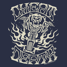 Load image into Gallery viewer, CHEAT DEATH ~ Vintage - Crew Neck - NAVY