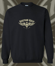 Load image into Gallery viewer, IRON KROSS ~ BLUE - Crew Neck - Black