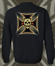 Load image into Gallery viewer, IRON KROSS ~ ORANGE - Crew Neck - Black
