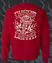 Load image into Gallery viewer, CHEAT DEATH ~ Vintage - Crew Neck - RED