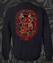 Load image into Gallery viewer, THE DEVIL - LIVE FAST - DIE LAST - Crew Neck - Black