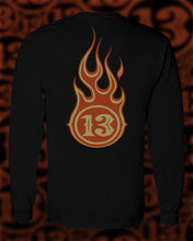 Load image into Gallery viewer, BURNING 13 - Long Sleeve Tee - Black