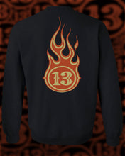 Load image into Gallery viewer, BURNING 13 - Crew Neck - Black