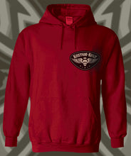 Load image into Gallery viewer, IRON KROSS ~ BLACK 'N BONE - Hoodie - Red