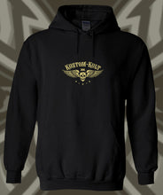 Load image into Gallery viewer, IRON KROSS ~ ORANGE - Hoodie - Black