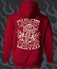 Load image into Gallery viewer, CHEAT DEATH ~ VINTAGE - Hoodie - RED