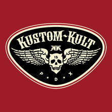 Load image into Gallery viewer, IRON KROSS ~ BLACK 'N BONE - Short Sleeve Tee - Red