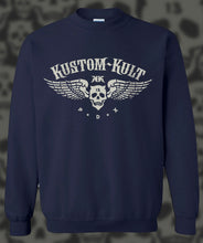 Load image into Gallery viewer, KUSTOM KULT LOGO - Crew Neck - Navy