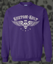Load image into Gallery viewer, KUSTOM KULT LOGO - Crew Neck - Purple