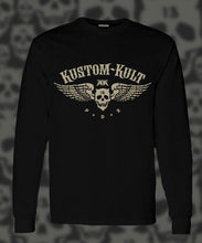 Load image into Gallery viewer, KUSTOM KULT LOGO - Long Sleeve Tee - Black