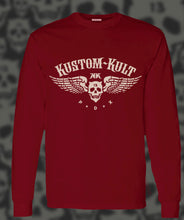 Load image into Gallery viewer, KUSTOM KULT LOGO - Long Sleeve Tee - Red