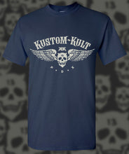 Load image into Gallery viewer, KUSTOM KULT LOGO - Short Sleeve Tee - Navy