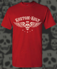 Load image into Gallery viewer, KUSTOM KULT LOGO - Short Sleeve Tee - Red