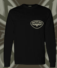 Load image into Gallery viewer, IRON KROSS ~ BLACK 'N BONE - Long Sleeve Tee - Black