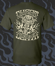 Load image into Gallery viewer, CHEAT DEATH ~ Vintage - Short Sleeve Tee - ARMY