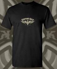 Load image into Gallery viewer, IRON KROSS ~ BLUE - Short Sleeve Tee - Black