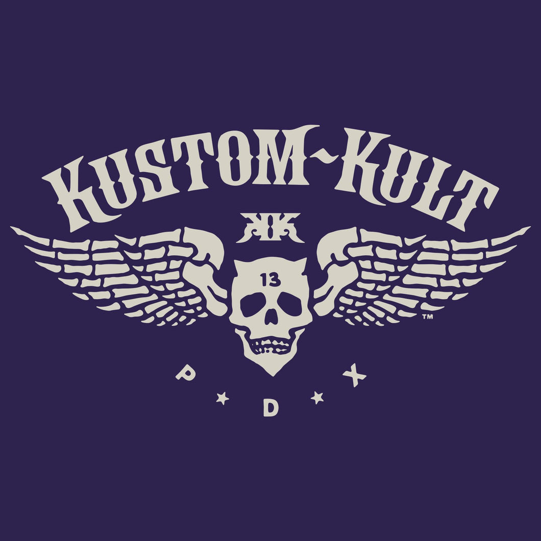 KUSTOM KULT LOGO - Crew Neck - Purple