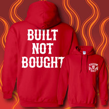 Load image into Gallery viewer, BUILT NOT BOUGHT - Hoodie - RED
