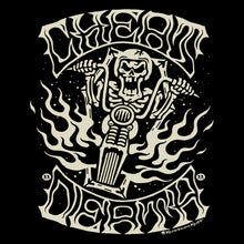Load image into Gallery viewer, CHEAT DEATH ~Vintage - Short Sleeve Tee - BLACK
