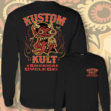 Load image into Gallery viewer, KK DEVIL - CYCLE GEAR - Long Sleeve Tee - Black
