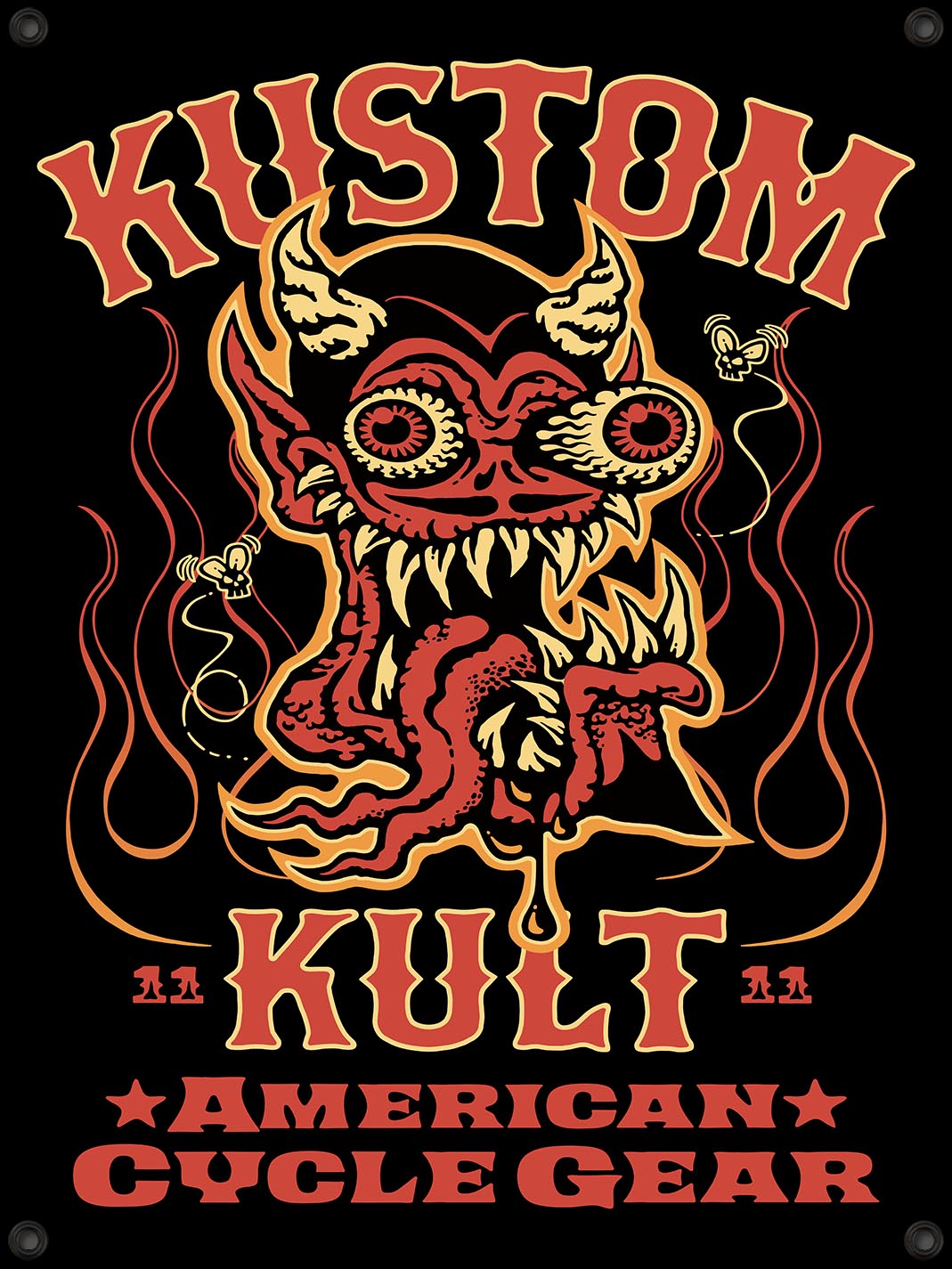 KK DEVIL - CYCLE GEAR - BANNER – KUSTOM KULT®